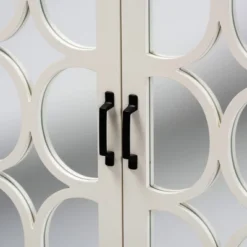 Garcelle Wood And Mirrored Glass 2 Door Sideboard White - Baxton Studio 13 Garcelle Wood And Mirrored Glass 2 Door Sideboard White - Baxton Studio -Baxton Studio GUEST 3368ac9e 61b2 4cfe ac85 8fe173d99200