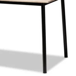 5pc Honore Mid Century Modern Light Wood Finished Matte Frame Dining Set Light Brown - Baxton Studio 8 5pc Honore Mid Century Modern Light Wood Finished Matte Frame Dining Set Light Brown - Baxton Studio -Baxton Studio GUEST 337e08af 54d5 4306 bae0 0f0a3d94c96b