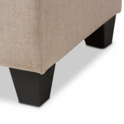 Michaela Modern And Contemporary Fabric Upholstered Storage Ottoman - Baxton Studio -Baxton Studio GUEST 33ef199f 2735 4542 8587 447333ec3a94