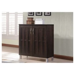Excel Modern And Contemporary Sideboard Storage Cabinet - Dark Brown - Baxton Studio -Baxton Studio GUEST 34571375 866d 4452 97a9 303d37560cb4