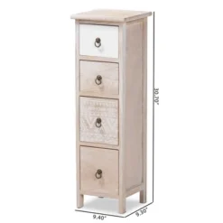 Seanna Wood 4 Drawer Storage Unit Light Brown - Baxton Studio 19 Seanna Wood 4 Drawer Storage Unit Light Brown - Baxton Studio -Baxton Studio GUEST 345df54d 9248 4618 9527 2e9ce47f667c