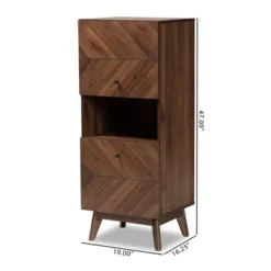 Hartman Wood Storage Cabinet Walnut Brown - Baxton Studio -Baxton Studio GUEST 35121ad1 c48b 43f7 a058 dde7eda69957
