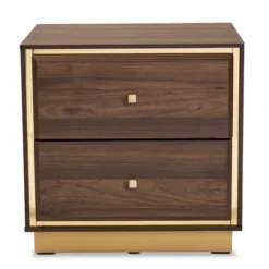 Cormac Wood And Metal 2 Drawer Nightstand - Baxton Studio 11 Cormac Wood And Metal 2 Drawer Nightstand - Baxton Studio -Baxton Studio GUEST 3529b2b0 b9fd 407a 9dbb c3f24f4eafa0