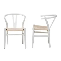 2pc Paxton Wood Dining Chair Set - Baxton Studio 17 2pc Paxton Wood Dining Chair Set - Baxton Studio -Baxton Studio GUEST 35d5779b a816 4612 a90a e91aadcb0ee1