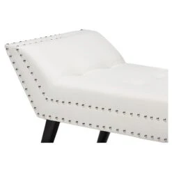 Tamblin Modern And Contemporary Faux Leather Upholstered Large Ottoman Seating Bench - White - Baxton Studio 6 Tamblin Modern And Contemporary Faux Leather Upholstered Large Ottoman Seating Bench - White - Baxton Studio -Baxton Studio GUEST 37913775 450c 446a a532 0e6cd2c29cc7