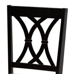 7pc Reneau Upholstered Wood Dining Set Sand Gray/Espresso - Baxton Studio -Baxton Studio GUEST 38f6d244 d92c 4e9b baf0 462560292828