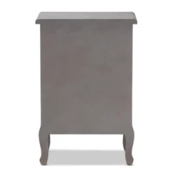 3 Drawer Capucine Finished Wood Nightstand Gray - Baxton Studio 13 3 Drawer Capucine Finished Wood Nightstand Gray - Baxton Studio -Baxton Studio GUEST 396fbc80 c703 45bd 99ec 477de08d80e1