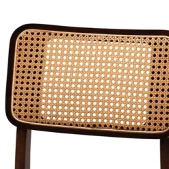 Baxton Studio Baxton Studio 2pc Dannon Fabric And Wood Dining Chairs Gray/Walnut Brown/Light Brown: Polyester Upholstery, Rubberwood Frame -Baxton Studio GUEST 39a33163 c340 4886 8cc3 0e977dfaeaa3