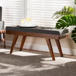 Alona Medium Wood Dining Bench Gray - Baxton Studio 11 Alona Medium Wood Dining Bench Gray - Baxton Studio -Baxton Studio GUEST 39a6b463 58ba 4b32 8aa0 114f8a38da17