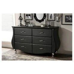 Enzo Modern And Contemporary Faux Leather 6 Drawer Dresser - Baxton Studio 7 Enzo Modern And Contemporary Faux Leather 6 Drawer Dresser - Baxton Studio -Baxton Studio GUEST 3a5ed4f3 23ec 46b0 a90c e6d15281ee93