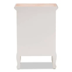 Capucine Two-Tone Natural Whitewashed Oak Finished Wood 3 Drawer Nightstand White - Baxton Studio 13 Capucine Two-Tone Natural Whitewashed Oak Finished Wood 3 Drawer Nightstand White - Baxton Studio -Baxton Studio GUEST 3a704e7c e647 4977 ab50 056b32ab0c0a