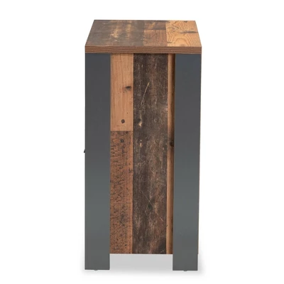 Ranger Two-Tone And Wood 1 Drawer Sideboard Buffet Rustic Brown/Gray - Baxton Studio 1 Ranger Two-Tone And Wood 1 Drawer Sideboard Buffet Rustic Brown/Gray - Baxton Studio