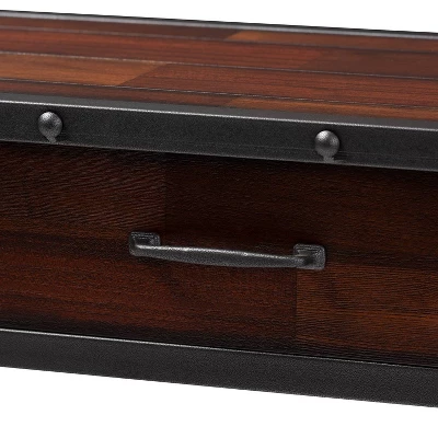 2 Drawer Jana Dining Room Server Brown - Baxton Studio 1 2 Drawer Jana Dining Room Server Brown - Baxton Studio