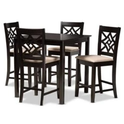 5pc Nicolette Wood Pub Set - Baxton Studio 19 5pc Nicolette Wood Pub Set - Baxton Studio -Baxton Studio GUEST 3f6d8630 d16d 4b4a 9274 8028c6d74d36