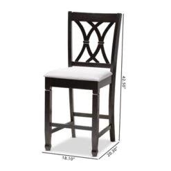 2pc Reneau Finished Wood Counter Height Pub Chairs - Baxton Studio 10 2pc Reneau Finished Wood Counter Height Pub Chairs - Baxton Studio -Baxton Studio GUEST 3ffb4160 4a15 4682 91c2 f15ff43e3fd8