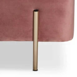 Rockwell Blush Velvet Metal Storage Bench Pink/Gold - Baxton Studio 14 Rockwell Blush Velvet Metal Storage Bench Pink/Gold - Baxton Studio -Baxton Studio GUEST 41e05507 8e7d 4839 8363 bb0b44e5d4cb