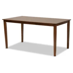 6pc Lanier Dining Set Gray/Walnut/Brown - Baxton Studio -Baxton Studio GUEST 422f813d 5f9e 48e6 806e a15c190fe232