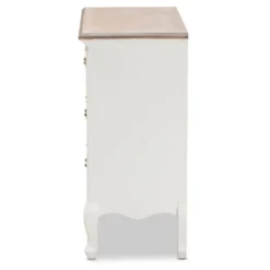 Amalie 4 Drawer Accent Dresser White/Oak - Baxton Studio 11 Amalie 4 Drawer Accent Dresser White/Oak - Baxton Studio -Baxton Studio GUEST 432ed71a a27a 46cf 9d8e 25df9377f95b