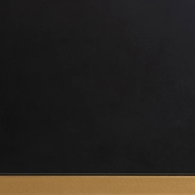 Beagan Wood And Metal 2 Drawer Console Table Black/Gold - Baxton Studio 7 Beagan Wood And Metal 2 Drawer Console Table Black/Gold - Baxton Studio - Image 7