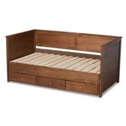 Twin To King Thomas Expandable Daybed With Storage Drawers - Baxton Studio 18 Twin To King Thomas Expandable Daybed With Storage Drawers - Baxton Studio -Baxton Studio GUEST 44b0ae29 8960 4a04 b3b7 daeb1cd08cb0