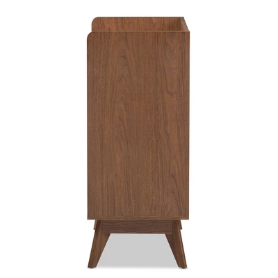 Brighton Mid-Century Modern Wood 3 Drawer Storage Chest Brown - Baxton Studio 3 Brighton Mid-Century Modern Wood 3 Drawer Storage Chest Brown - Baxton Studio - Image 3