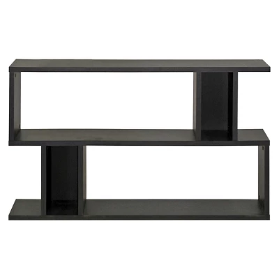 27.5" Goodwin 2 Level Modern Bookshelf Dark Brown - Baxton Studio 1 27.5" Goodwin 2 Level Modern Bookshelf Dark Brown - Baxton Studio