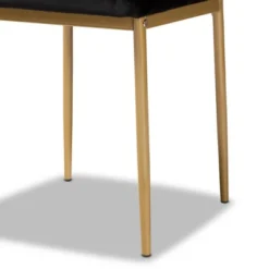 4pc Armand Velvet Fabric Upholstered And Metal Dining Chair Set - Baxton Studio 12 4pc Armand Velvet Fabric Upholstered And Metal Dining Chair Set - Baxton Studio -Baxton Studio GUEST 476c83e1 c2b2 4329 9ee2 a6a2862382df