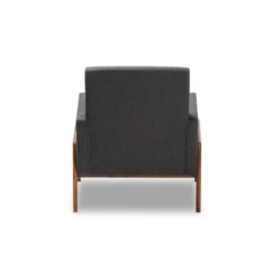 Perris Fabric Upholstered Walnut Wood Lounge Chair - Baxton Studio 12 Perris Fabric Upholstered Walnut Wood Lounge Chair - Baxton Studio -Baxton Studio GUEST 48270a2a 33e2 4033 87d4 c7233967d50c