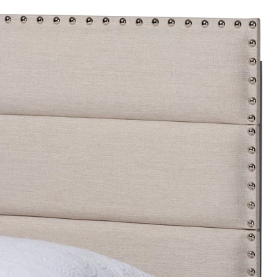 Ansa Upholstered Bed - Baxton Studio 3 Ansa Upholstered Bed - Baxton Studio - Image 3