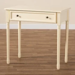 Mahler Wood 1 Drawer Console Table White - Baxton Studio 14 Mahler Wood 1 Drawer Console Table White - Baxton Studio -Baxton Studio GUEST 4925934c 54e0 46d0 ae9d 894287e0eb58