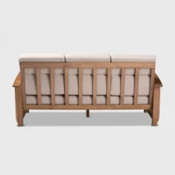 Charlotte Fabric Upholstered Wood 3 Seater Sofa Taupe/Brown - Baxton Studio 9 Charlotte Fabric Upholstered Wood 3 Seater Sofa Taupe/Brown - Baxton Studio -Baxton Studio GUEST 4927150c 676a 4b8a a848 5d52bb24b7d1