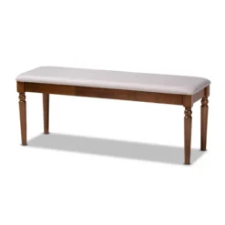 Giovanni Fabric Upholstered And Wood Dining Bench - Baxton Studio 12 Giovanni Fabric Upholstered And Wood Dining Bench - Baxton Studio -Baxton Studio GUEST 498a7531 e443 485e 9324 8a516a1d257b