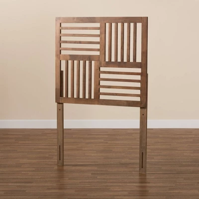 Adler Wood Headboard Walnut - Baxton Studio 3 Adler Wood Headboard Walnut - Baxton Studio - Image 3