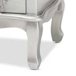 Callen Brushed Wood 4 Drawer Nightstand Silver - Baxton Studio 14 Callen Brushed Wood 4 Drawer Nightstand Silver - Baxton Studio -Baxton Studio GUEST 4a608919 605e 4598 bde6 e9ec07496cb7