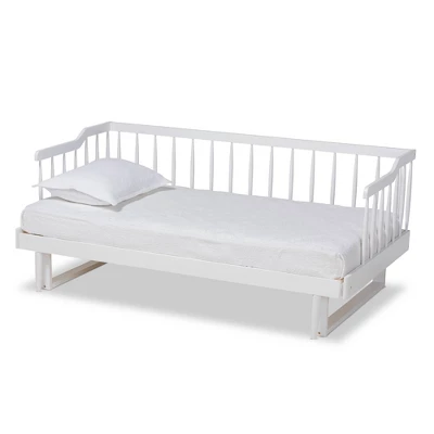 Twin To King Muriel Expandable Spindle Daybed - Baxton Studio 11 Twin To King Muriel Expandable Spindle Daybed - Baxton Studio - Image 11