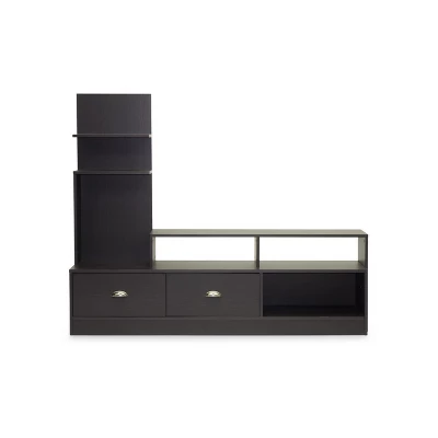 Armstrong Modern TV Stand For TVs Up To 60" Dark Brown - Baxton Studio 3 Armstrong Modern TV Stand For TVs Up To 60" Dark Brown - Baxton Studio - Image 3