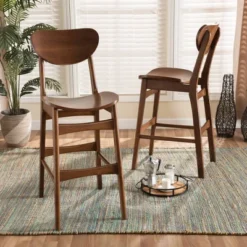 2pc Katya Wood Barstool Set - Baxton Studio 14 2pc Katya Wood Barstool Set - Baxton Studio -Baxton Studio GUEST 4d31de6b 0234 4b27 8d72 151d27a611ac