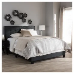 Brookfield Modern And Contemporary Fabric Bed - Baxton Studio 11 Brookfield Modern And Contemporary Fabric Bed - Baxton Studio -Baxton Studio GUEST 5003bd9c 3626 40c1 b5f7 9f95c8c7e343