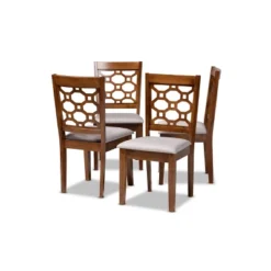 4pc Peter Fabric Upholstered And Wood Dining Chairs - Baxton Studio 12 4pc Peter Fabric Upholstered And Wood Dining Chairs - Baxton Studio -Baxton Studio GUEST 512e9d32 cde2 4d8a aaf2 408cb1223bec