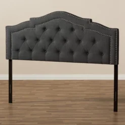 Queen Edith Modern And Contemporary Fabric Headboard Dark Gray - Baxton Studio 8 Queen Edith Modern And Contemporary Fabric Headboard Dark Gray - Baxton Studio -Baxton Studio GUEST 515a2ff4 48c6 4851 a517 00811760bc97