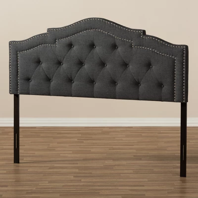 Queen Edith Modern And Contemporary Fabric Headboard Dark Gray - Baxton Studio 4 Queen Edith Modern And Contemporary Fabric Headboard Dark Gray - Baxton Studio - Image 4