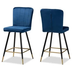 2pc Preston Two-Tone And Metal Bar Stool Set - Baxton Studio 17 2pc Preston Two-Tone And Metal Bar Stool Set - Baxton Studio -Baxton Studio GUEST 52106471 3261 4773 a9d9 4f0119517e19