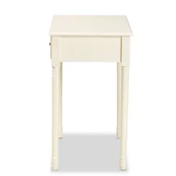 Mahler Wood 1 Drawer Console Table White - Baxton Studio 10 Mahler Wood 1 Drawer Console Table White - Baxton Studio -Baxton Studio GUEST 52258485 86e0 4633 a5ae 8bfe2e905a08