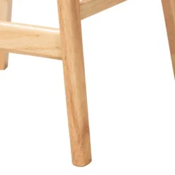 Ulyana Fabric And Wood Counter Stool - Baxton Studio -Baxton Studio GUEST 5294adec d6ea 4ac3 b815 9ef98a5c70f9