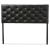 Viviana Modern And Contemporary Faux Leather Upholstered Button-Tufted Headboard - Baxton Studio