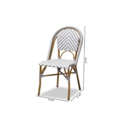 Set Of 2 Celie Indoor And Outdoor Stackable Bistro Dining Chairs - Baxton Studio 13 Set Of 2 Celie Indoor And Outdoor Stackable Bistro Dining Chairs - Baxton Studio -Baxton Studio GUEST 54577f67 e250 4a4e bcab 6095d1248804