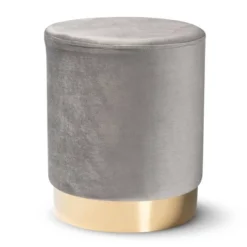 Chaela Velvet Metal Ottoman - Baxton Studio 14 Chaela Velvet Metal Ottoman - Baxton Studio -Baxton Studio GUEST 55f5f061 0cbe 49eb 973e 32f7ec89b36b