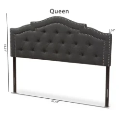Queen Edith Modern And Contemporary Fabric Headboard Dark Gray - Baxton Studio 9 Queen Edith Modern And Contemporary Fabric Headboard Dark Gray - Baxton Studio -Baxton Studio GUEST 569b35a0 0ec5 4b0f bca9 f7498e6a4a8f