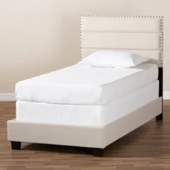 Ansa Upholstered Bed - Baxton Studio 12 Ansa Upholstered Bed - Baxton Studio -Baxton Studio GUEST 57ccbc75 d3bd 4f48 8172 9ea0f2e13a72