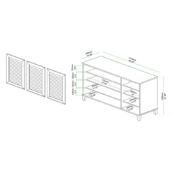 Coolidge Wood 3 Door Storage Cabinet Oak Brown - Baxton Studio 20 Coolidge Wood 3 Door Storage Cabinet Oak Brown - Baxton Studio -Baxton Studio GUEST 5885804c 1063 45f7 8fec bb5e6034313f